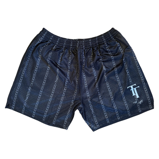 TT SHORTS - PINSTRIPE BLACK