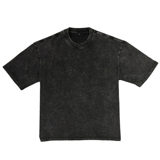 TUFF TEE - ACID WASH BLACK